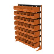 Expositor de caixas PE – vazio ou completo com 42 caixas PE4